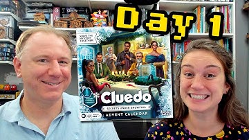 Cluedo/Clue Advent Calendar Day 1 - Secrets Under Snowfall