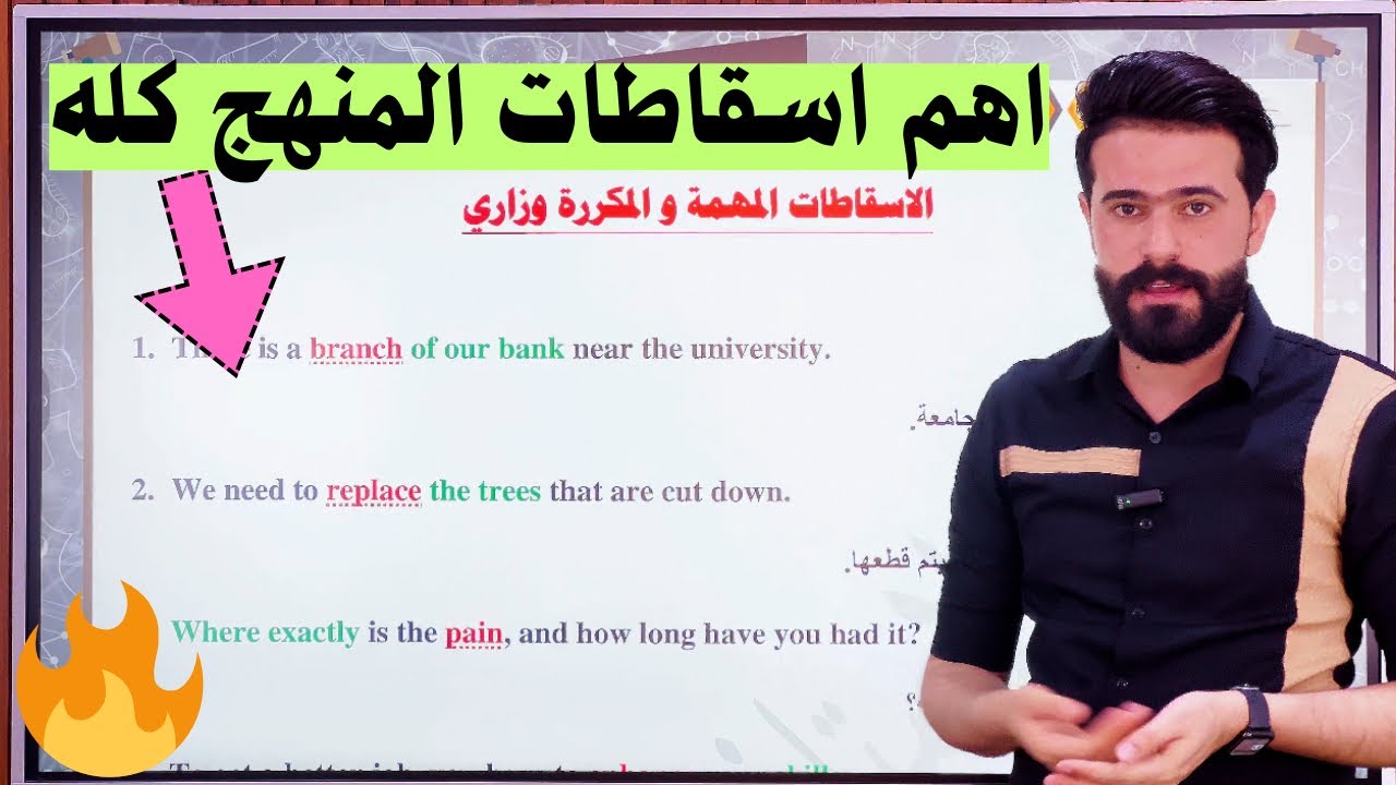 أهم الاسقاطات الوزارية المتكررة في الامتحان – لا تدخل الامتحان قبل ما تشوف هذا الفيديو!