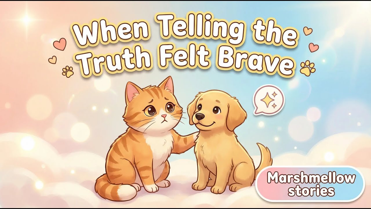 When Telling the Truth Felt Brave 🐾Honest Paws, Happy Hearts 💛mkids badtime stories