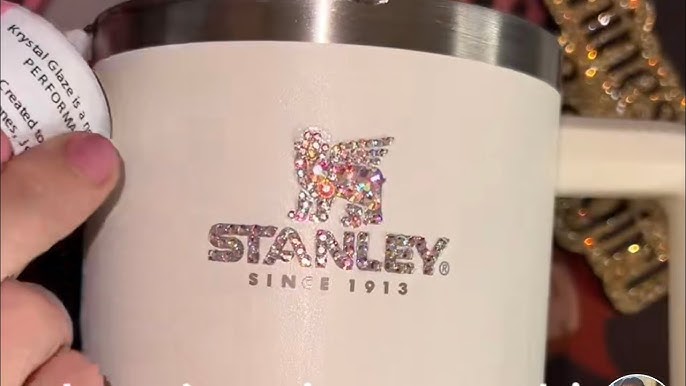 Stanley 40 Oz Blinged /rhinestoned Pink Stanley Cup 