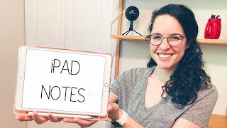 HOW TO TAKE NOTES ON AN IPAD | Nursing and NP School Notes