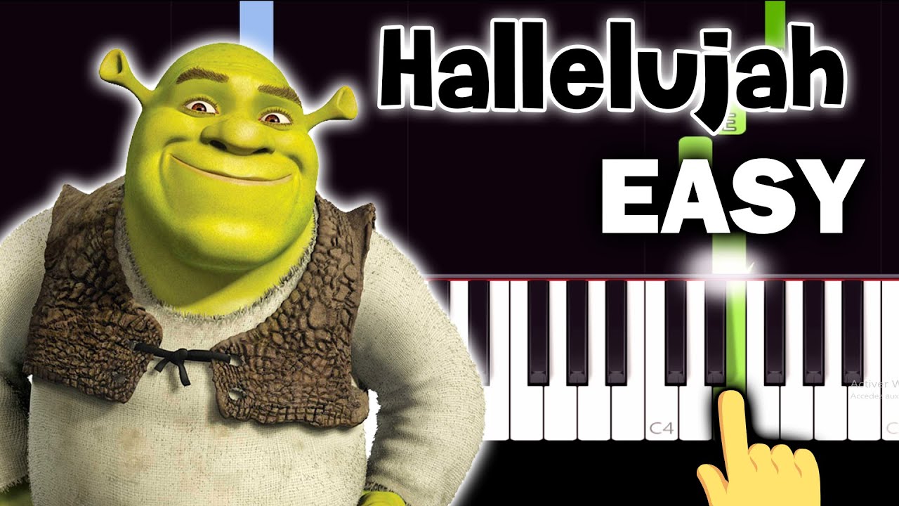 Песня шрека на английском. Шрек Аллилуйя. Hallelujah Shrek.