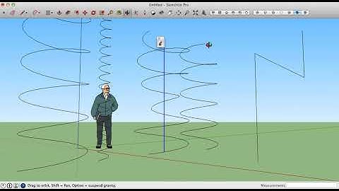 Sketchup # Helix Along Curve Plugin