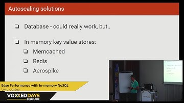 VDB16 - Edge Performance with In-memory NoSQL - Liviu Costea