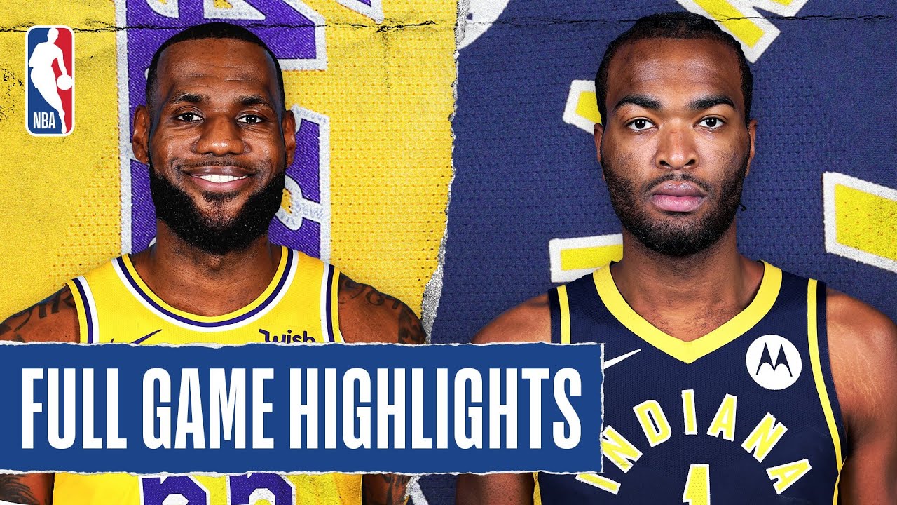 LAKERS at PACERS | FULL GAME HIGHLIGHTS | August 8, 2020 - YouTube