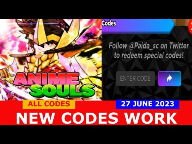 NEW UPDATE CODES* UPD 23 [SUMMER] Anime Souls Simulator ROBLOX