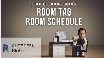 Revit tutorial for Beginner - how to do room tag and room schedule in Revit