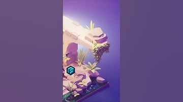 Modeling low poly plants in Blender 3D.. #b3d #blender3d #3dillustration #3dmodeling