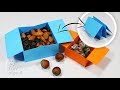 Оригами КОРОБКА ТРАНСФОРМЕР своими руками из бумаги для еды и мелочей