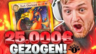 Thumbnail for 😍🔥DARK CHARIZARD 1 Edition gezogen! - 25.000€ Team Rocket OPENING! | Beste Pokemon Opening EVER!