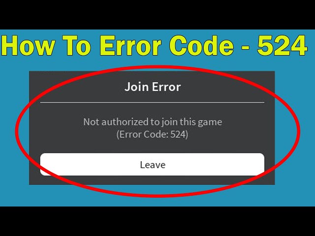 ROBLOX Error Code 524: Follow the Guide to Fix It! - MiniTool