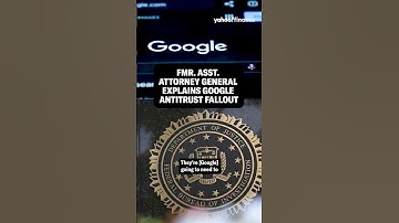 The DOJ antitrust case vs Google explained #shorts