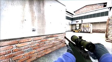 CS GO: Random wallbang shot of doom!