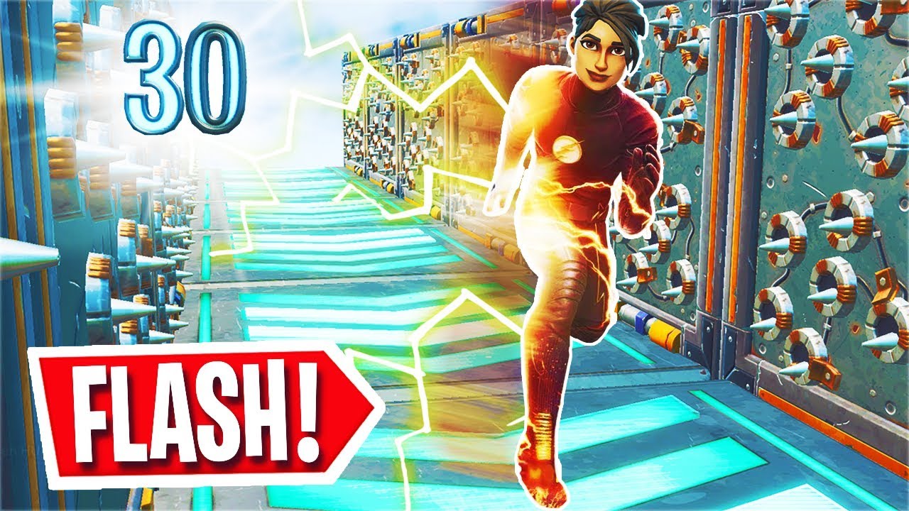 The 30 Level Flash 2 0 Deathrun In Fortnite Fortnite Creative Youtube - deathuran jogo roblox