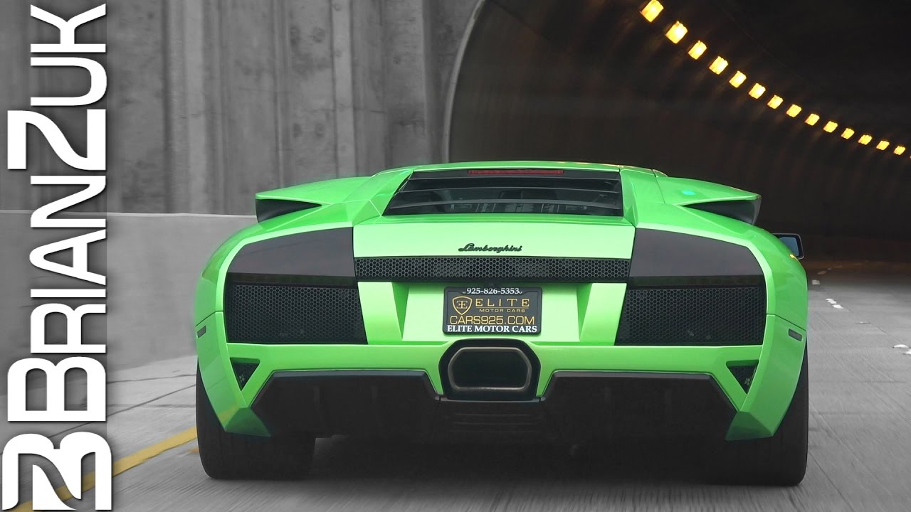 Tunnel - Lamborghini Murcielago LP640 with Straight Pipes