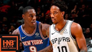 San Antonio Spurs vs New York Knicks - Full Game Highlights | October 23, 2019-20 NBA Season