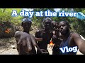 A day at the river *Dimo almost break his neck😱😲*
