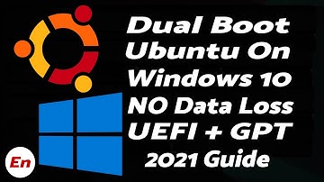 How to Dual Boot Ubuntu 20.04 on Windows 10 | UEFI | GPT | WITHOUT DATA Loss | Detailed 2021 Guide