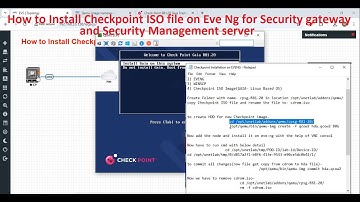 How to Install Checkpoint  on Eve Ng for Security gateway and Security Management server  setup
