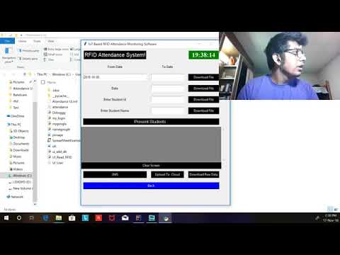 smart attendance system for student with python - YouTube