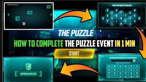 The Puzzle Event Complete in 1 Minute😱🔥Garena Free Fire Moco Event ❤️#YtJaguarGamer