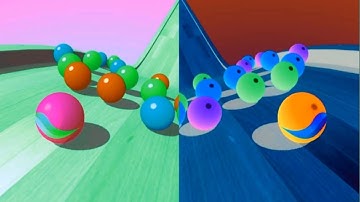 Marble Run vs Reverse  gameplay ball Colour Run walkthrough , iOS Android New Update ( part : 1530 )