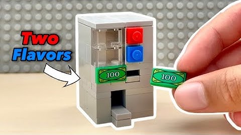 HOW TO BUILD a LEGO Vending Machine with TWO OPTIONS - Easy to build