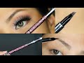 Benefit Cosmetics Brow Microfilling Eyebrow Pen MEDIUM BROWN Review + Tutorial NATURAL BROWS