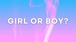 Animated Gender Reveal Banner | Pink &amp; Blue Background | Digital Backdrop for TV &amp; Events