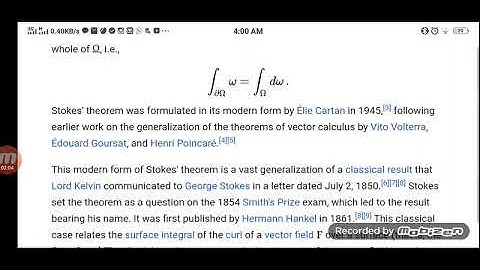 Generalized Stokes Theorem