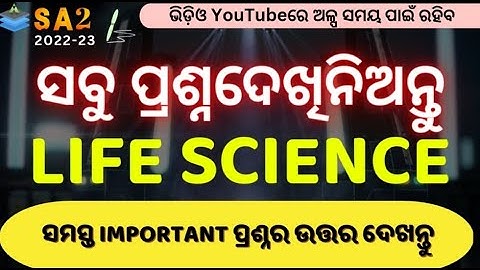 CLASS-10 SA2 PREPARATION|SCIENCE|LIFE SCIENCE|IMPORTANT OBJECTIVE QUESTIONS