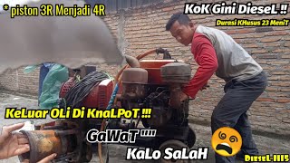 Pemilik Kaget !! Kok Bisa Keluar Oli Dari Knalpot Diesel S 1115 | ASMR Repair Engine