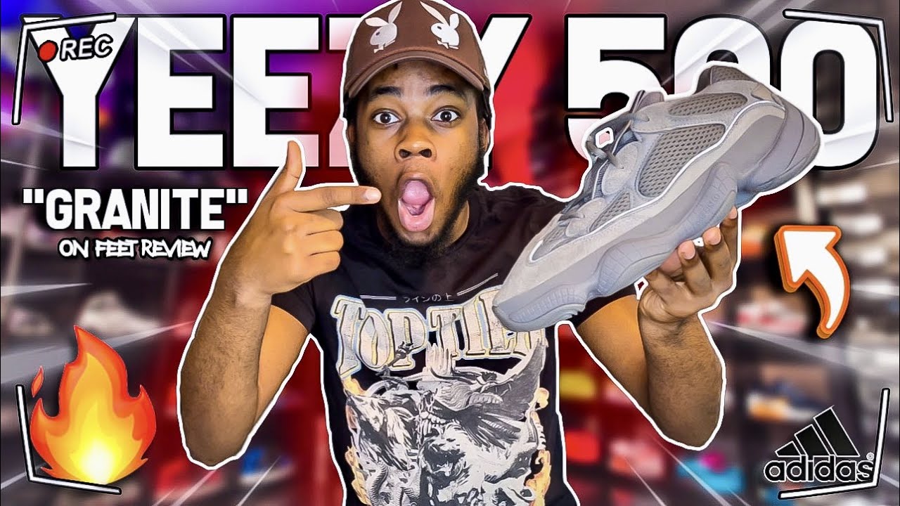 ADIDAS YEEZY 500 GRANITE ON FEET REVIEW! ARE THEY WORTH IT?! 🔥 - YouTube