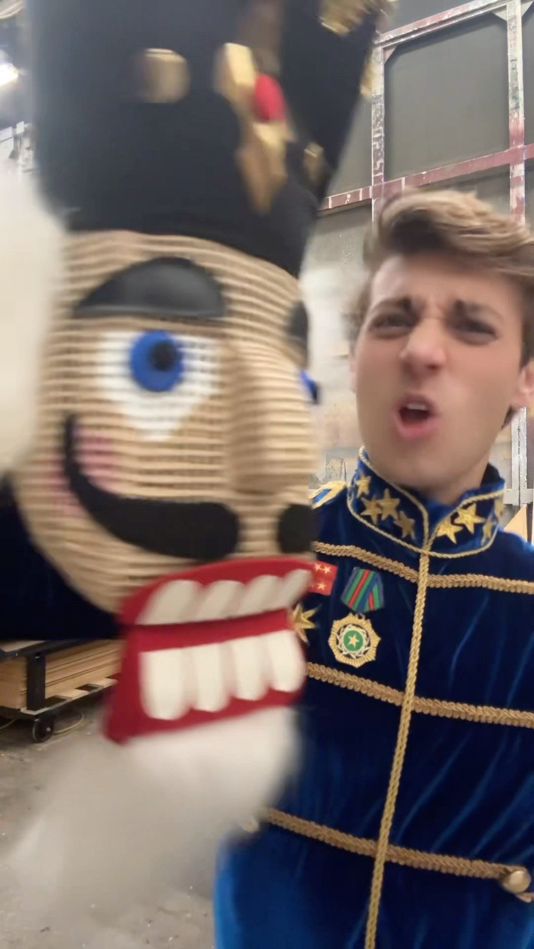 this nutcracker mask is my OPP ? #sheadurazzo #nutcracker #nutcrackerballet #dance #comedy