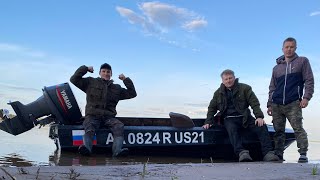 Покатушки, Обь м, yamaha 40 veos , Волга, Чувашия