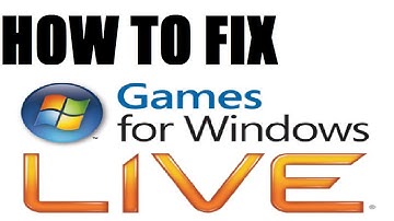 How to fix Games for Windows Live WINDOWS 8