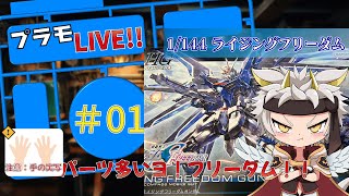 【プラモ配信/竜永ヨオ】ツミをクズセ！！ 1/144 HGライジングフリーダム！！　#01 【ガンダムSEED FREEDOM】