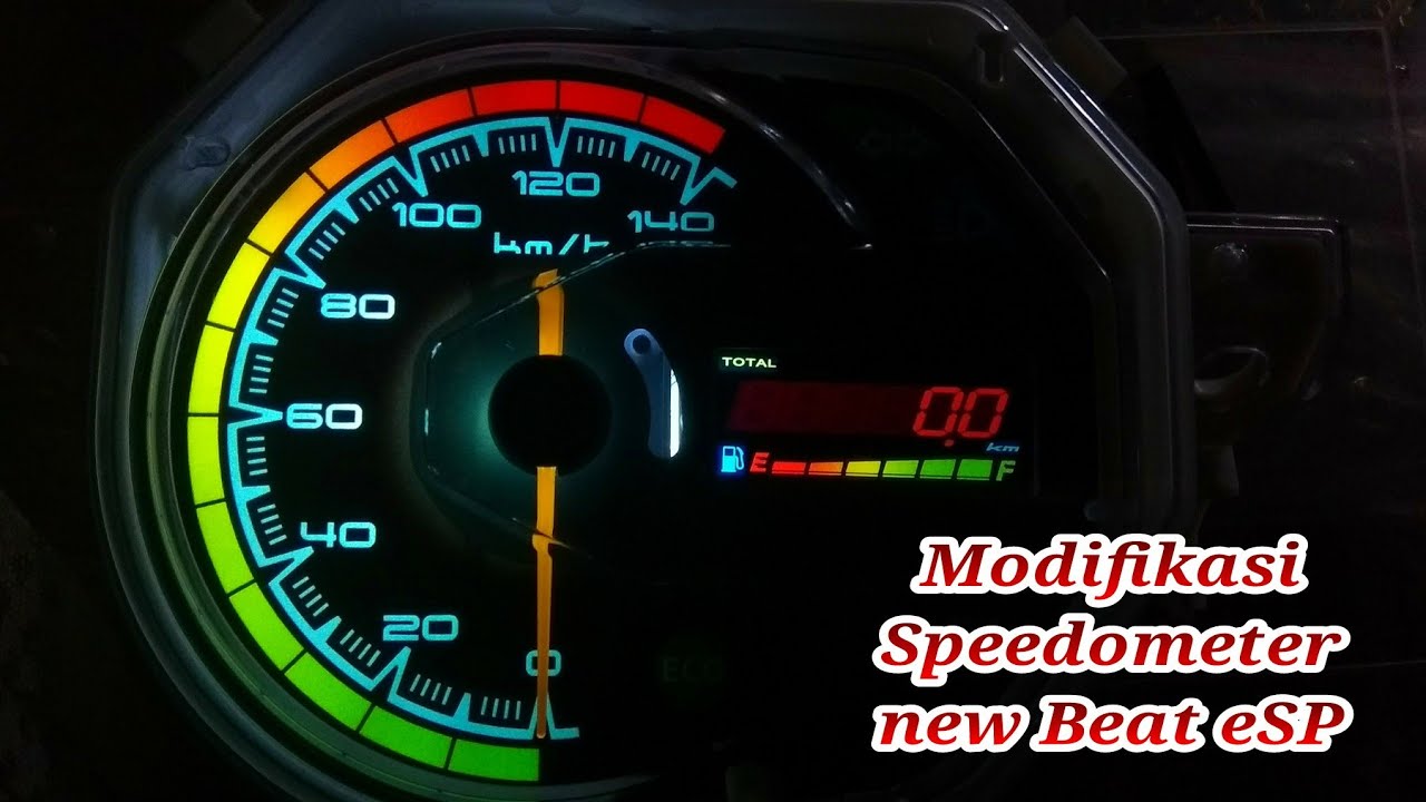 Modification Speedometer New Beat Esp Youtube