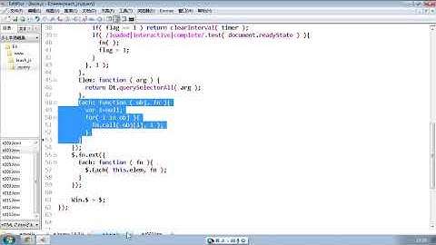 JavaScript视频教程038模拟编写简易的jQuery07