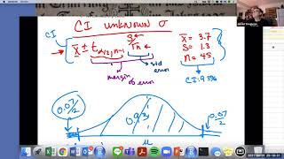 Confidence intervals with Unknown Sigma using MS Excel