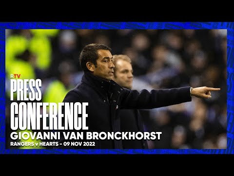 PRESS CONFERENCE | Giovanni van Bronckhorst | Rangers 1-0 Hearts