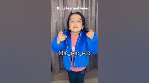 One finger one finger tap tap tap//kid