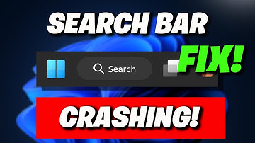 How to Fix Windows 11 Search Bar Crashing or Not Working | Step-by-Step Guide