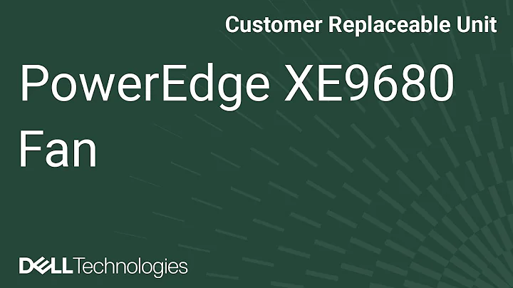 Dell PowerEdge XE9680: Remove/Install GPU Fan Board