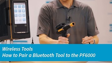 Wireless Tools Product Essential Series: Pairing a Bluetooth tool to the PF6000 | Atlas Copco
