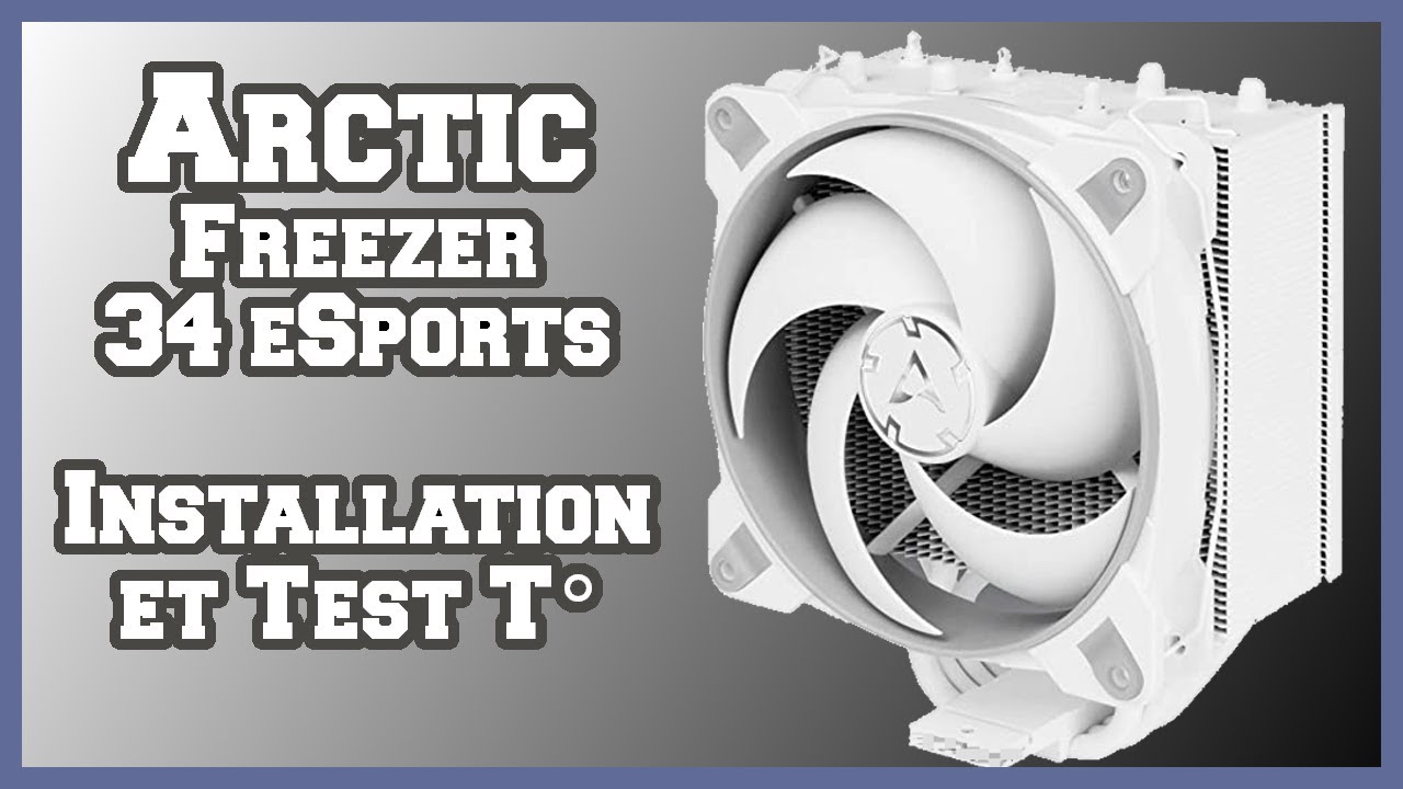 Arctic Freezer 34 eSports DUO - Gris / Blanc - Ventirad - Top Achat