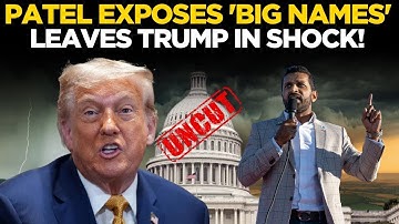Kash Patel LIVE: Kash Patel Finally EXPOSES Big Names In Epstein Case | Charlie Kirk |US Senate LIVE