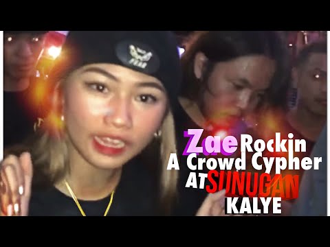 Zae At Sunugan Kalye Rocking the Cyfer