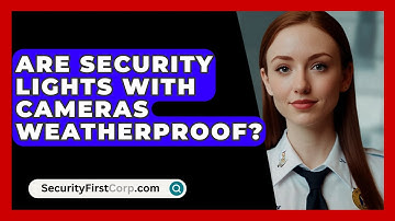 Are Security Lights With Cameras Weatherproof? - SecurityFirstCorp.com