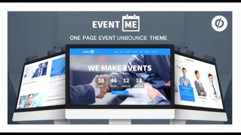 EventMe - Corporate Event Landing Unbounce Theme | Themeforest Download